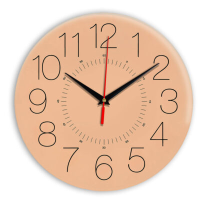 Настенные часы Ideal 959 оранжевый светлый