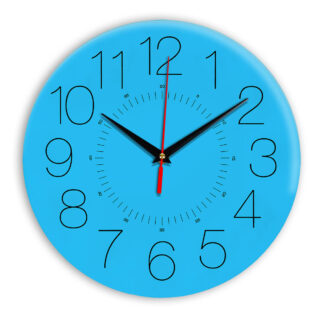Настенные часы Ideal 959 синий светлый