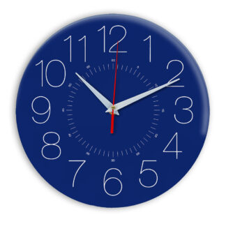 Настенные часы Ideal 959 синий темный