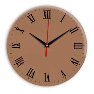 Настенные часы Ideal 960 коричневый светлый