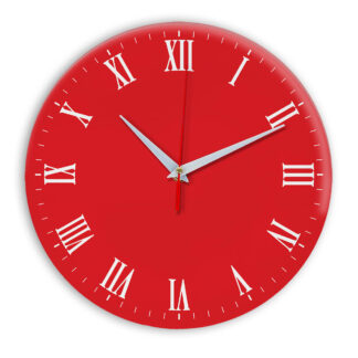 Настенные часы Ideal 960 красный