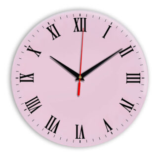 Настенные часы Ideal 960 розовые светлый