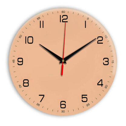Настенные часы Ideal 961 оранжевый светлый