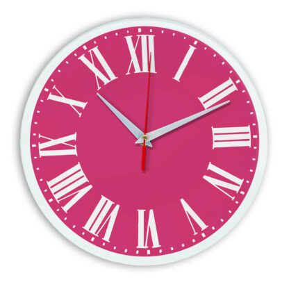 Настенные часы Ideal 964 розовые