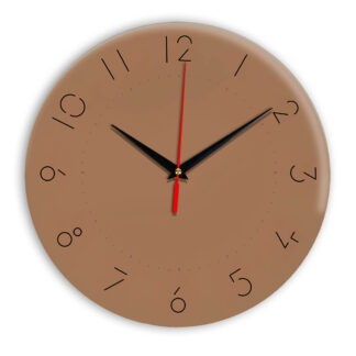 Настенные часы Ideal 994 коричневый светлый