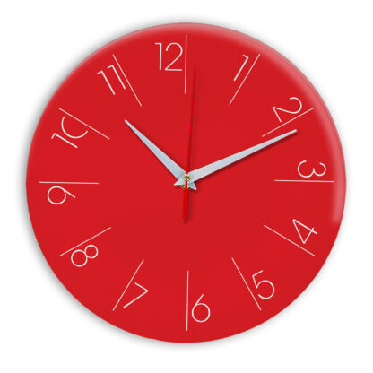 Настенные часы Ideal 995 красный