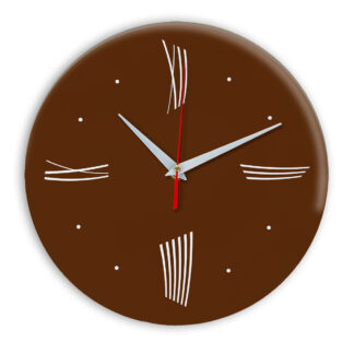 Настенные часы Ideal Modern-Roman-Wall коричневый