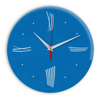 Настенные часы Ideal Modern-Roman-Wall синий