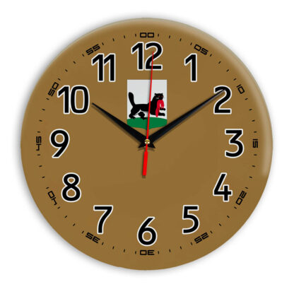 Интерьерные часы — герб Иркутск 11