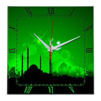 мусульманские часы настенные Ислам Islam006