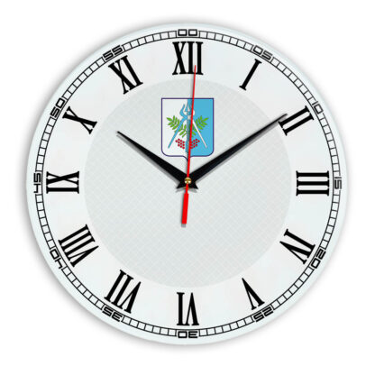 Стеклянные настенные часы с логотипом Ижевск 09