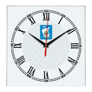 Сувенир настенные часы из стекла Калининград 17