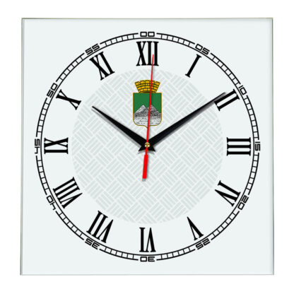 Сувенир настенные часы из стекла Курган2 17