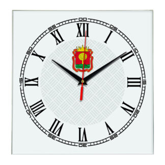 Сувенир настенные часы из стекла Липецк 17