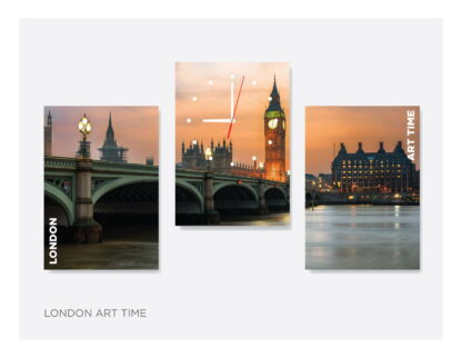Модульная картина с часами «London-art-time»