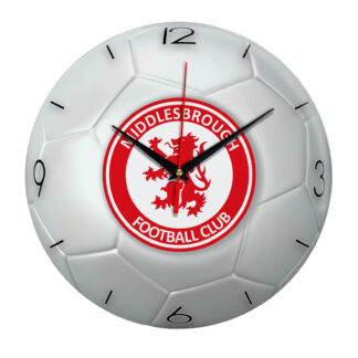 Настенные часы «Футбольный мяч Middlesbrough»