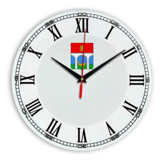 Стеклянные настенные часы с логотипом Мытищи 09