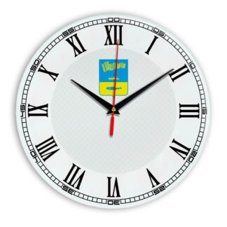 Стеклянные настенные часы с логотипом Мурманск 09
