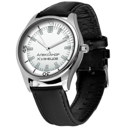 Именные наручные часы 022 серебро
