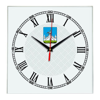 Сувенир настенные часы из стекла Орел 17