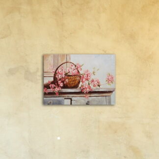 Картина на стекле «Ветка цветущей сакуры»
