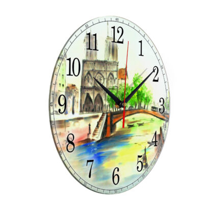 Часы настенные «Мост в весеннем Париже»