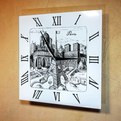 Часы настенные «Париж и его достопримечательности»