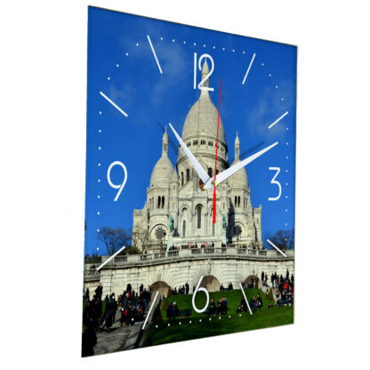 Часы настенные «Париж- прекрасный Храм Святого Сердца»