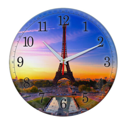 Часы настенные «Закат в Париже»