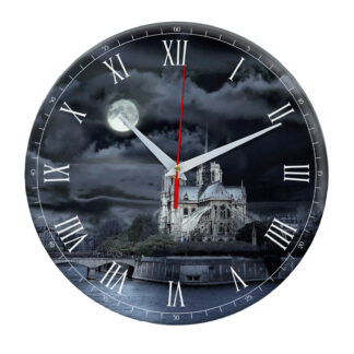 Часы настенные Темная ночь в Париже»