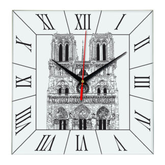 Часы настенные «Эскиз Нотер- Дам»