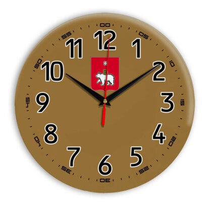 Интерьерные часы — герб Пермь 11