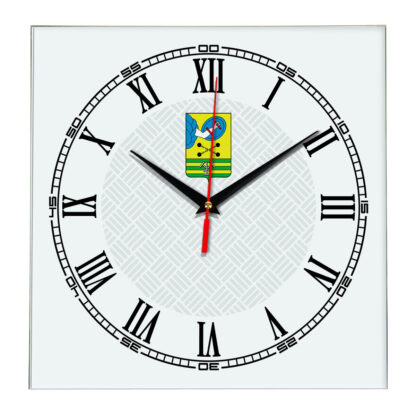 Сувенир настенные часы из стекла Петрозаводск 17