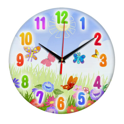 Часы Луг и бабочки