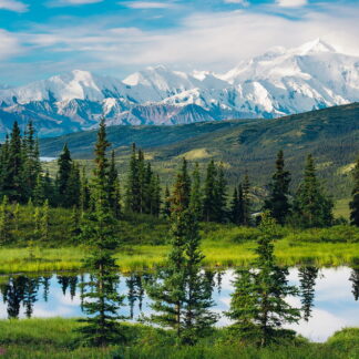 Фото на стекле «Природа Аляски»