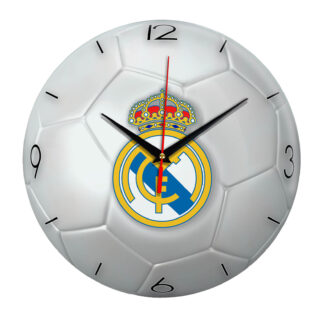 Настенные часы «Футбольный мяч Real madrid»