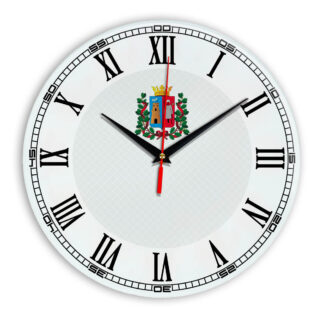 Стеклянные настенные часы с логотипом Ростов-на-Дону 09