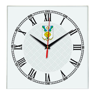 Сувенир настенные часы из стекла Сыктывкар 17