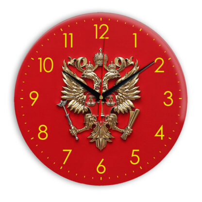 Настенные часы  «simvolika-sudebnyj-departament-3d»