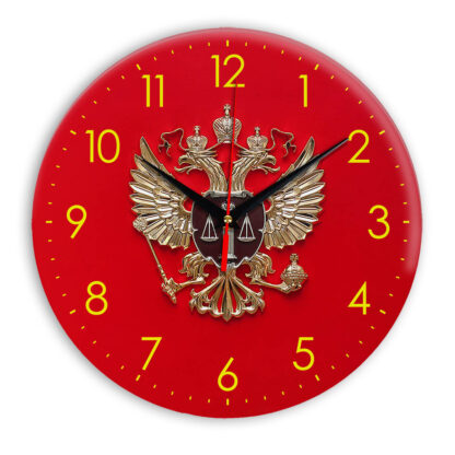 Настенные часы  «simvolika-verhovnogo-suda-3d»