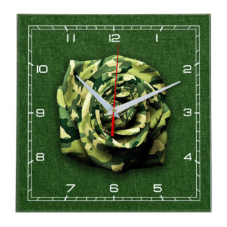 Часы настенные «Роза хаки»
