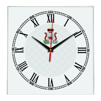 Сувенир настенные часы из стекла Смоленск 17