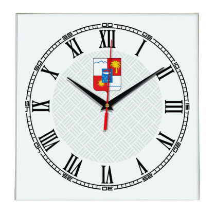 Сувенир настенные часы из стекла Сочи 17