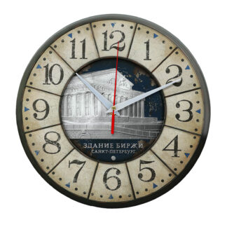 часы сувенир с видами Санкт Петербурга 10-01