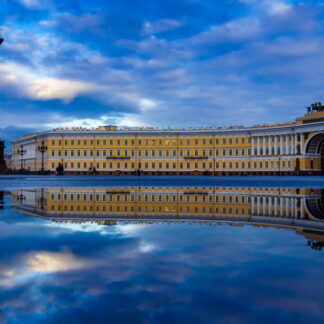 Фото на стекле «Дворцовая площадь Санкт- Петербурга «