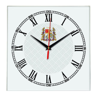 Сувенир настенные часы из стекла Ставрополь 17