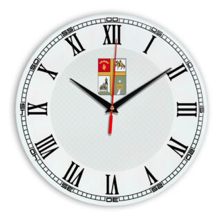 Стеклянные настенные часы с логотипом Ставрополь2-09