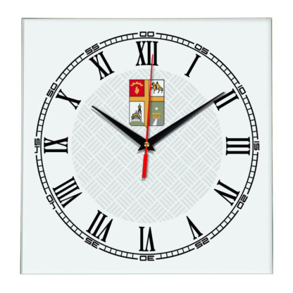 Сувенир настенные часы из стекла Ставрополь2-17