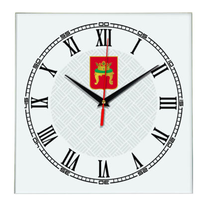 Сувенир настенные часы из стекла Тверь 17