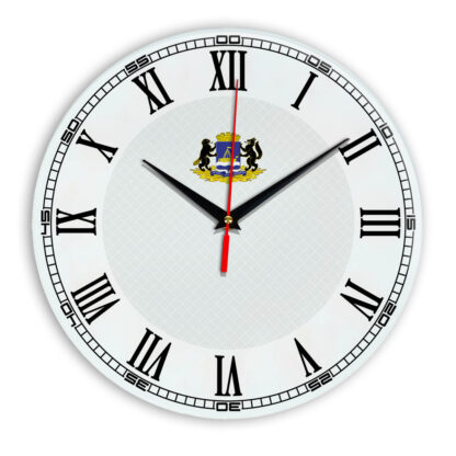 Стеклянные настенные часы с логотипом Тюмень 09